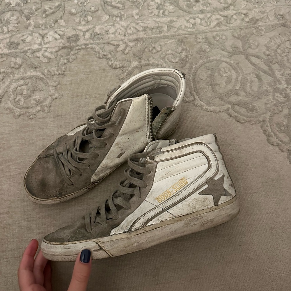 Golden Goose Slide High-Top Sneakers